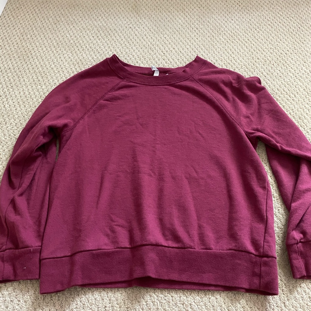 Maroon long sleeve t